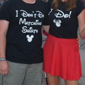 Matching Funny Disney Couples Shirts Mickey and Minnie Disney World